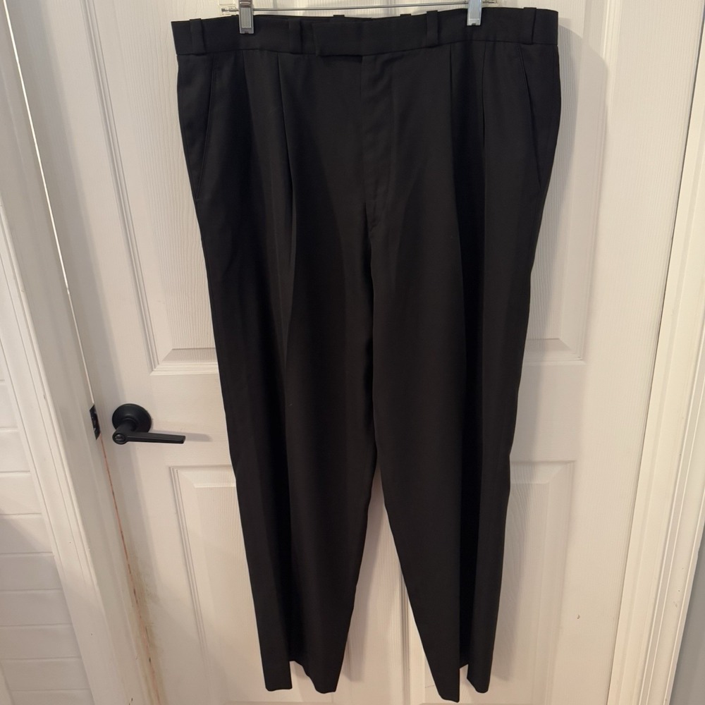 Lanificio F.LLI CERRUTI Dal 1881 Italian Wool Silk‎  Black Dress Pants 40x31